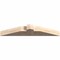 Ekena Millwork Portland Smooth Timber Gable Bracket, Douglas Fir, 48"W x 8"H x 5 1/2"D x 5 1/2"F, 4/12 Pitch GBW048X08X0606POR00SDF - alternate 2